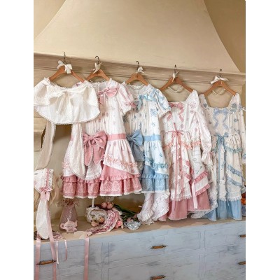 Mademoiselle Pearl Wandering Teapot Blouse Overdress Cape JSK and OPs(Reservation/2 Colours/Full Payment Without Shipping)